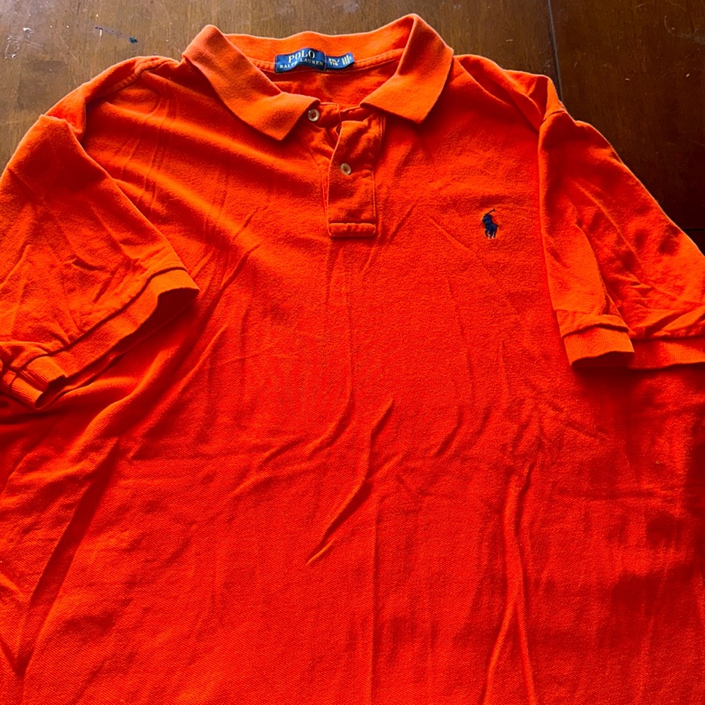 Men’s xxl orange Ralph Lauren polo